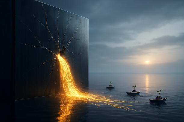 The video examines why 95% of AI projects in large companies fail, attributing it to their internal implementation challenges rather than AI's capabilities. It highlights opportunities for startups to fill this gap with agile and value-adding AI solutions.