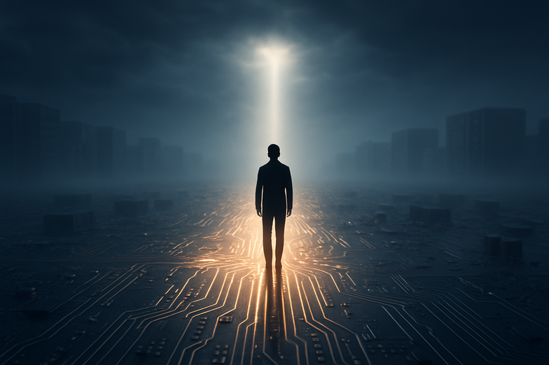 NetworkChuck and Daniel Miessler discuss the Telos Method, a framework for achieving clarity and purpose in the AI era. They delve into the future of work, how to maintain relevance as AI capabilities grow, and the deeper meaning of personal identity in a rapidly changing world.