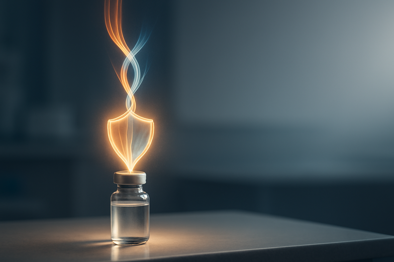 ‼️Breaking‼️ mRNA ist ein Segen. Soeben hat die EMA die Zulassung des mRNA Influenza/Covid19 Kombi-Impfstoffes mCombriax (@moderna_tx ) für Erwachsene ab 50 empfohlen. Es wäre der erste Impfstoff weltweit, der mit 1 Stich gegen beide Viren wirksam ist. Combriax hatte sich in einer Studie (N=8.000) als wirksam und sicher erwiesen. Eine Zulassung durch die EU gilt als Formsache. ‼️Wichtig: Es gab keine neuen Sicherheitssignale für Nebenwirkungen. Markteinführung könnte be