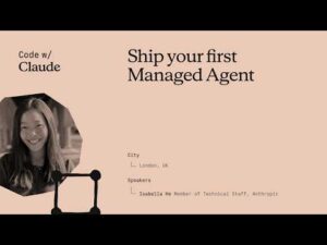 This video introduces Claude's Managed Agents, a platform designed to accelerate the development and deployment of production-ready AI agents. It covers core concepts, provides a hands-on workshop to build an incident response agent, and explores advanced features for robust agent systems. The speaker emphasizes the platform's server-side loop, decoupled architecture, and event-driven communication for enhanced reliability and scalability.